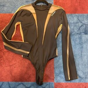 Mugler Paneled bodysuit